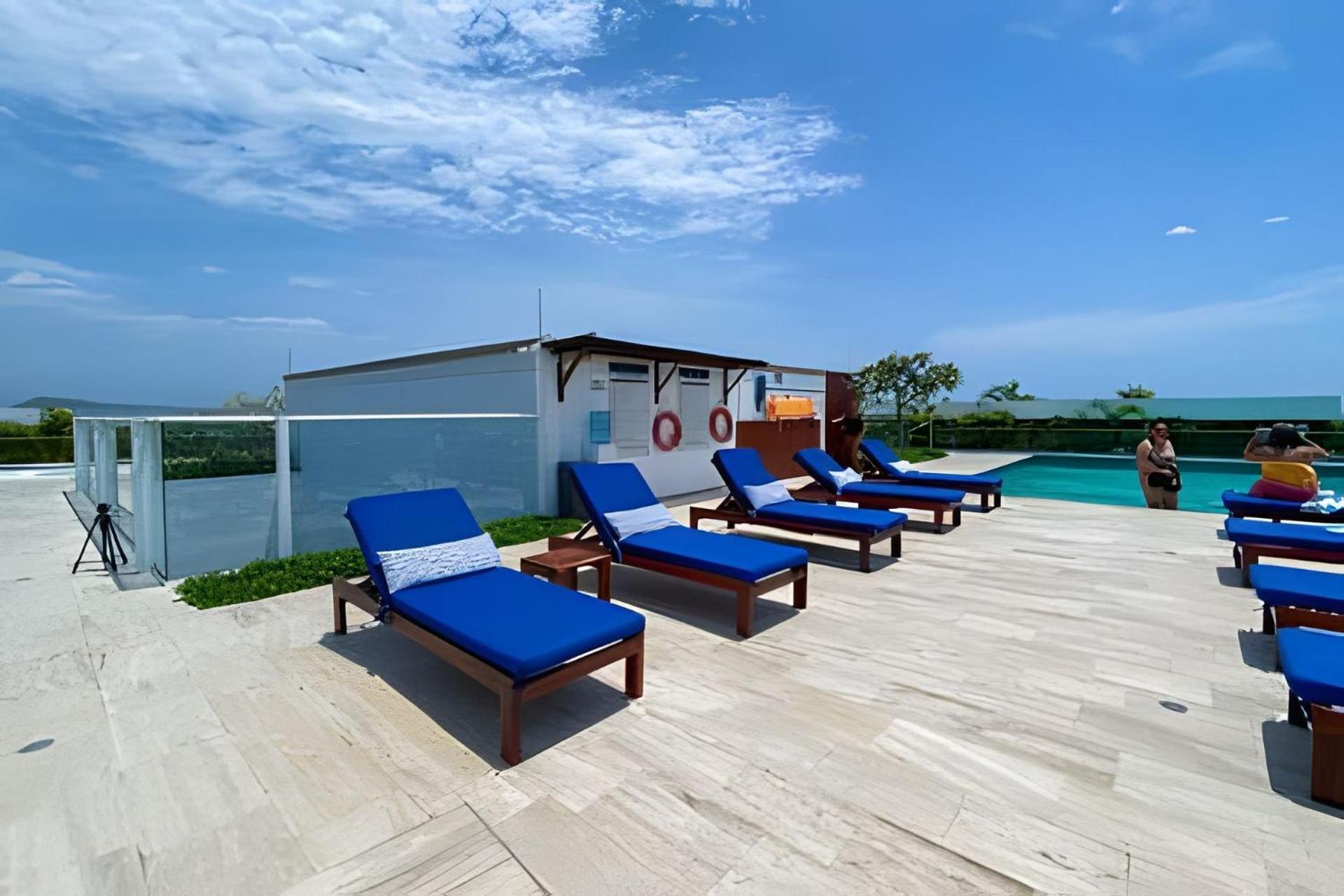 2 Dormitorios Jacuzzi Y Vista Mar. Frente A Playa Cartagena エクステリア 写真