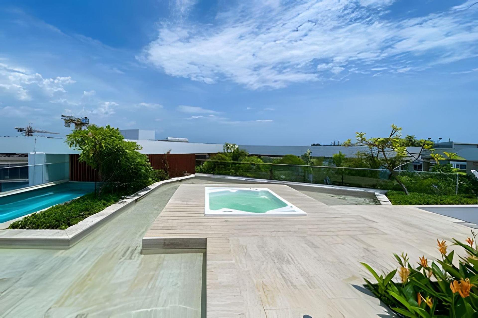 2 Dormitorios Jacuzzi Y Vista Mar. Frente A Playa Cartagena エクステリア 写真